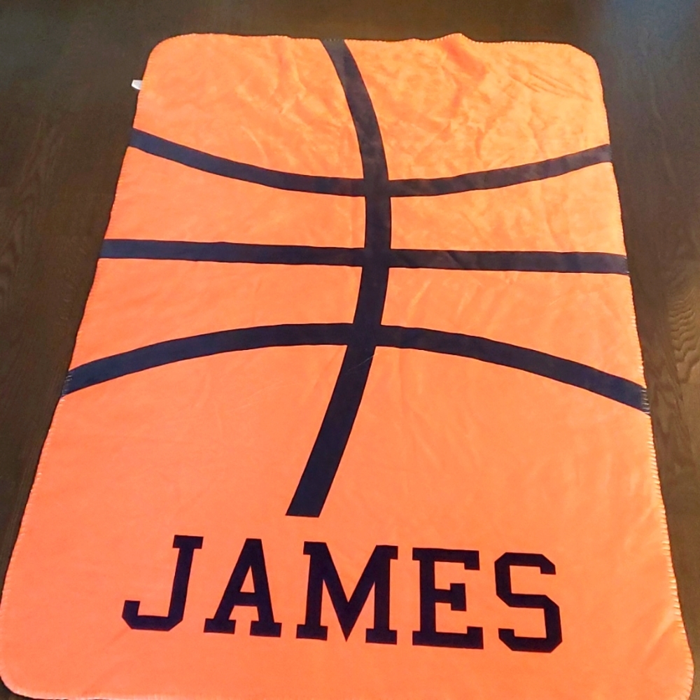 Boys Plush Basketball 🏀 Blanket Never Used